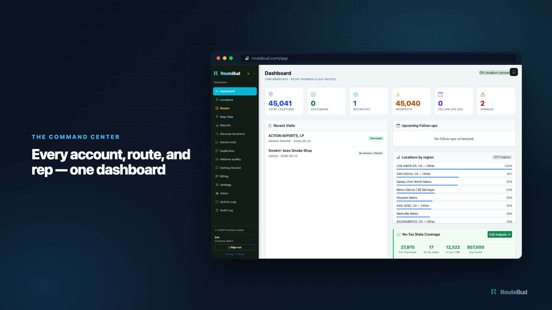 RouteBud product demo preview